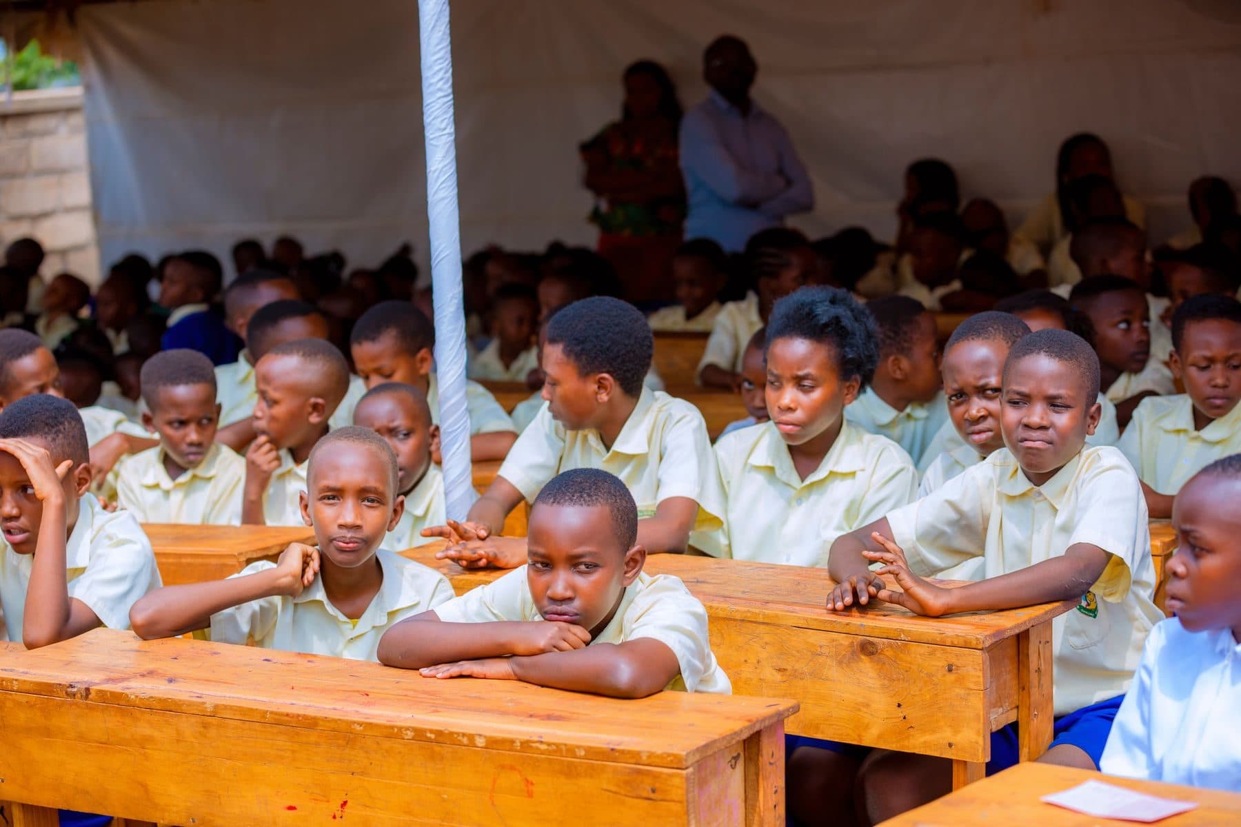 Learners seated in a classroom